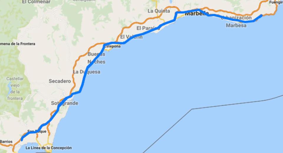 Jour 06 Espagne : De Casa à la Mecque à vélo Karim MOSTA