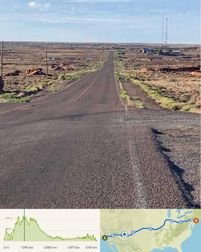 Étape 18 : Il y a des jours où la route décide pour toi, et tout ce que tu peux faire, c’est avancer.