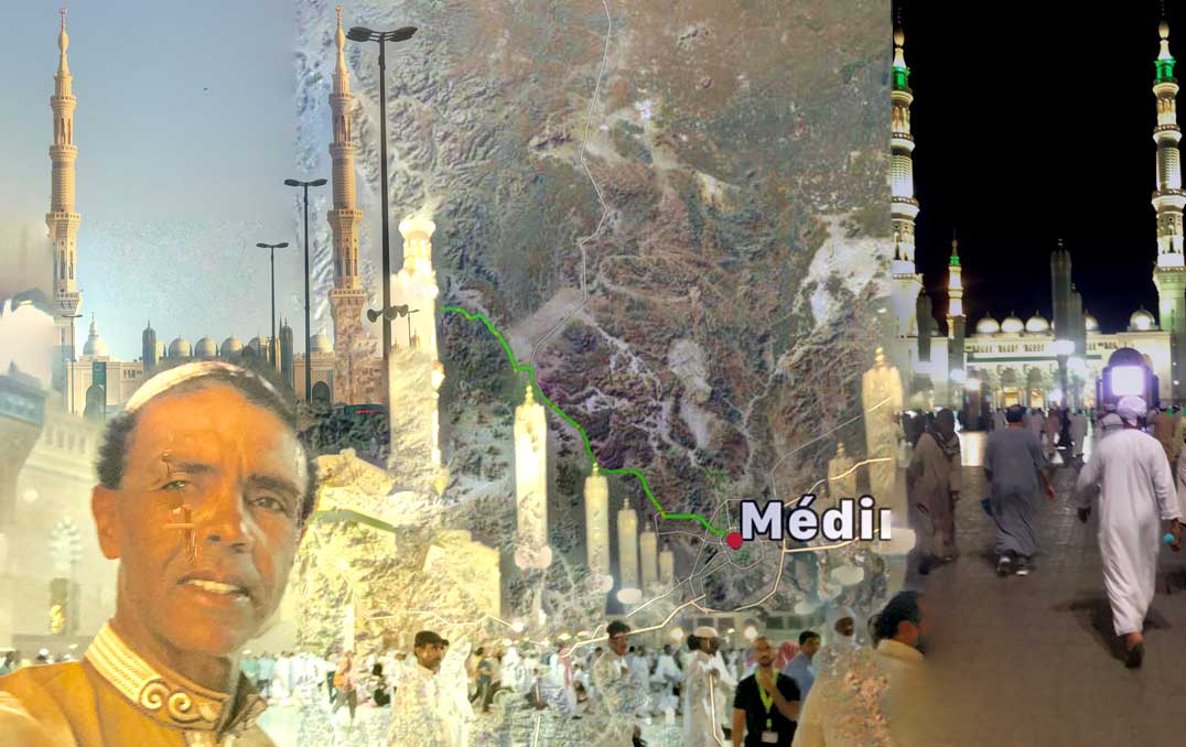 Jour 95 Arabie saoudite : De Casa à la Mecque à vélo Karim MOSTA